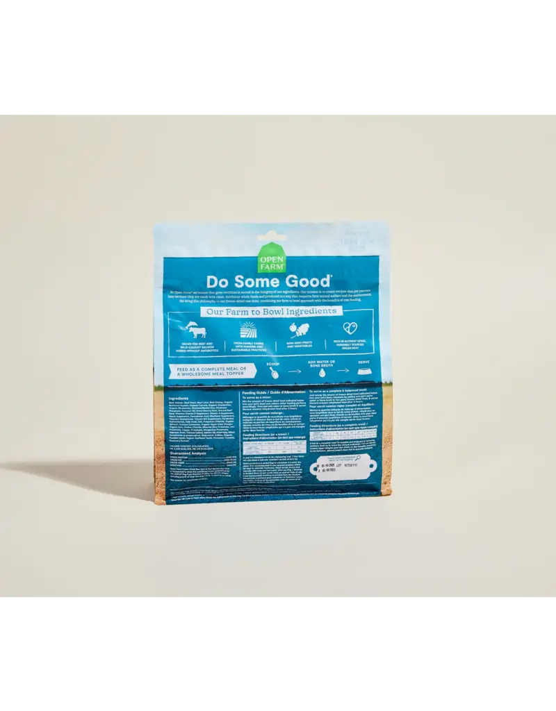 Open Farm Open Farm Freeze Dried Raw Surf & Turf Recipe Dog Food 13.5 oz