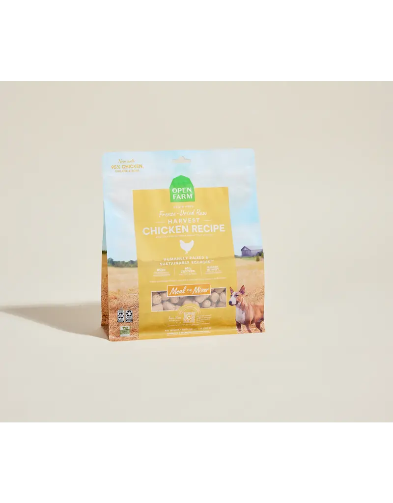 Open Farm Open Farm Freeze Dried Raw Harvest Chicken Recipe Dog Food 13.5 oz