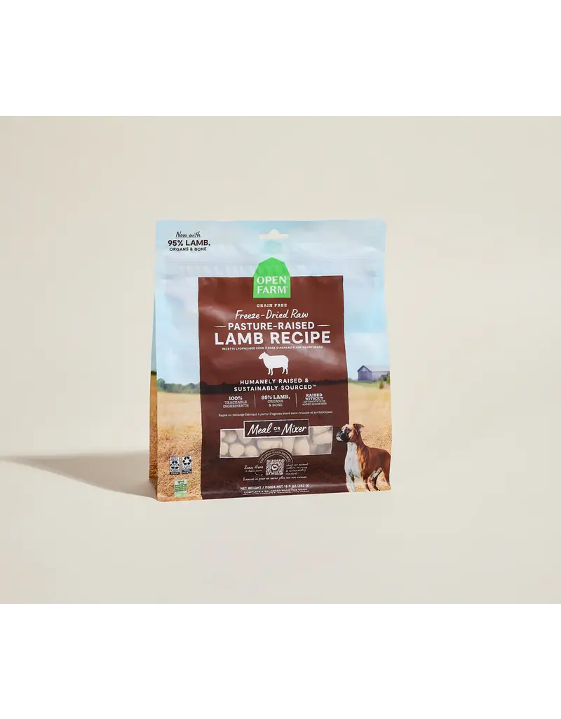 Open Farm Open Farm Freeze Dried Raw Pasture-Raised Lamb Recipe Dog Food