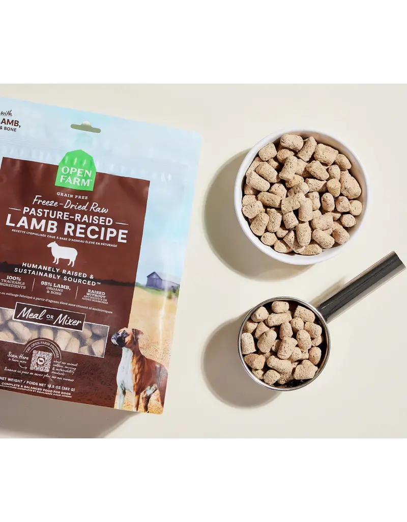 Open Farm Open Farm Freeze Dried Raw Pasture-Raised Lamb Recipe Dog Food