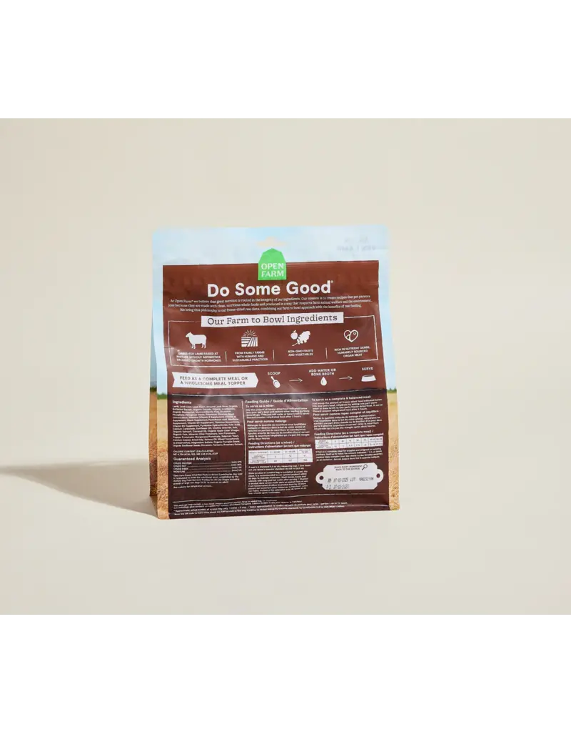 Open Farm Open Farm Freeze Dried Raw Pasture-Raised Lamb Recipe Dog Food