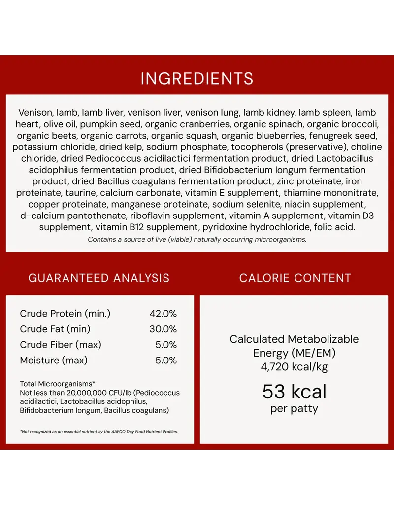 Stella & Chewys Stella & Chewy's Freeze Dried Raw Venison & Lamb  Blend 14 oz