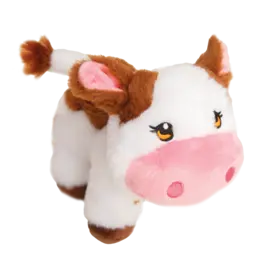 Snugarooz Snugarooz Caitlin the Cow Dog Toy 7 In