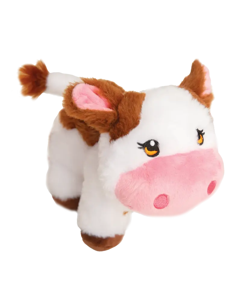 Snugarooz Snugarooz Caitlin the Cow Dog Toy 7 In