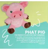 Snugarooz Snugarooz Phat Pig Dog Toy 7 In