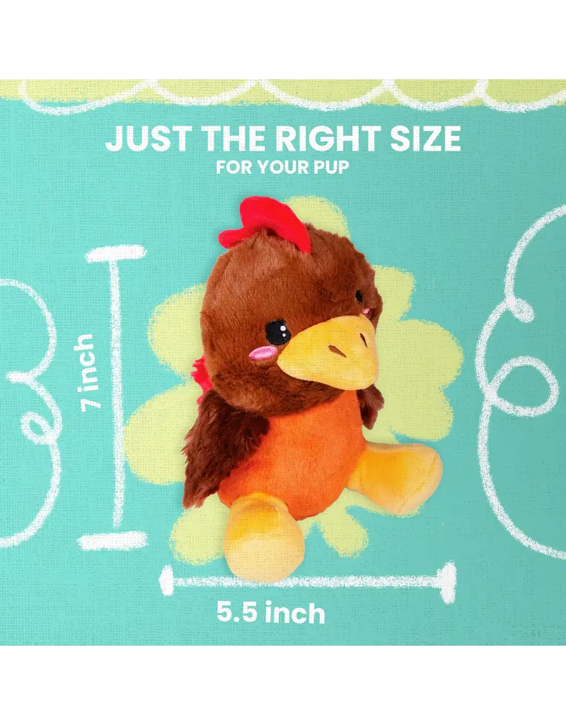 Snugarooz Snugarooz Rusty the Rooster Dog Toy 7 In