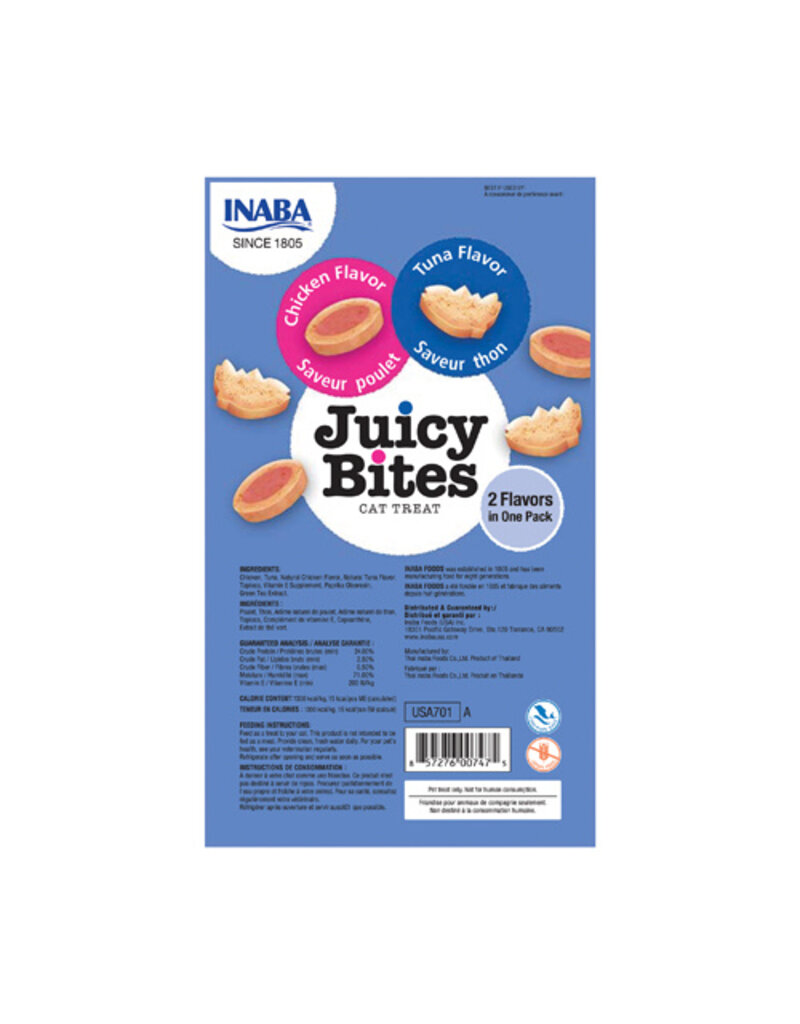 Inaba Inaba Juicy Bites Cat Treats Tuna/Chicken