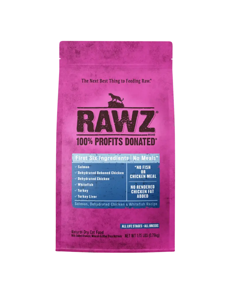 RAWZ Rawz Dehydrated Salmon, Chicken & Whitefish Cat Food