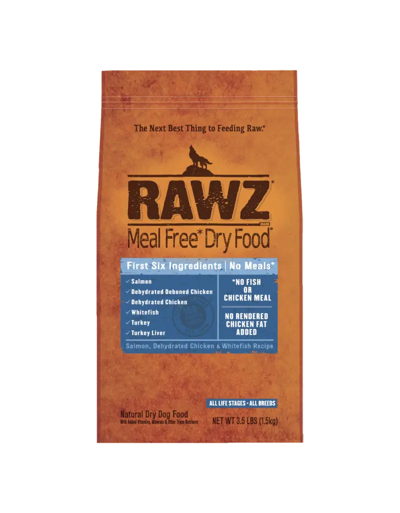 RAWZ Rawz Dehydrated Salmon, Chicken & Whitefish Dog Food