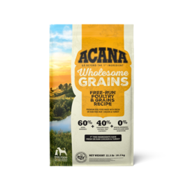 Acana Acana Wholesome Grains Free Run Poultry Dry Dog Food