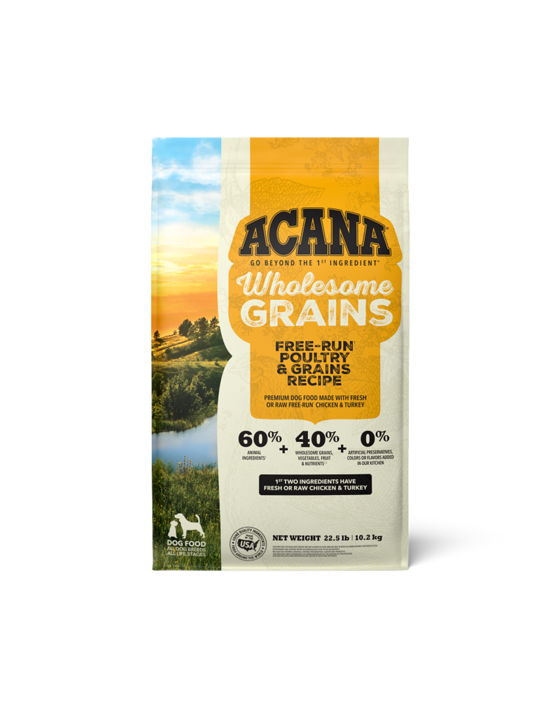 Acana Acana Wholesome Grains Free Run Poultry Dry Dog Food
