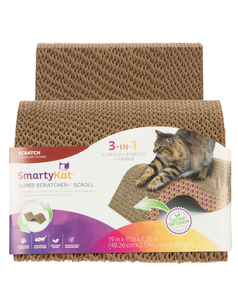 Smartykat SmartyKat Scratch Scroll Cardboard Cat Scratcher