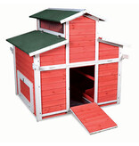 Ware Ware Big Red Barn Coop 49.25x42.75x47