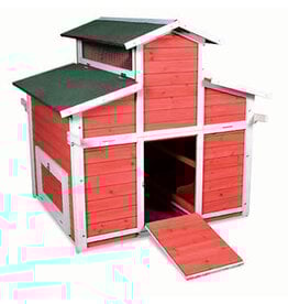Ware Ware Big Red Barn Coop 49.25x42.75x47