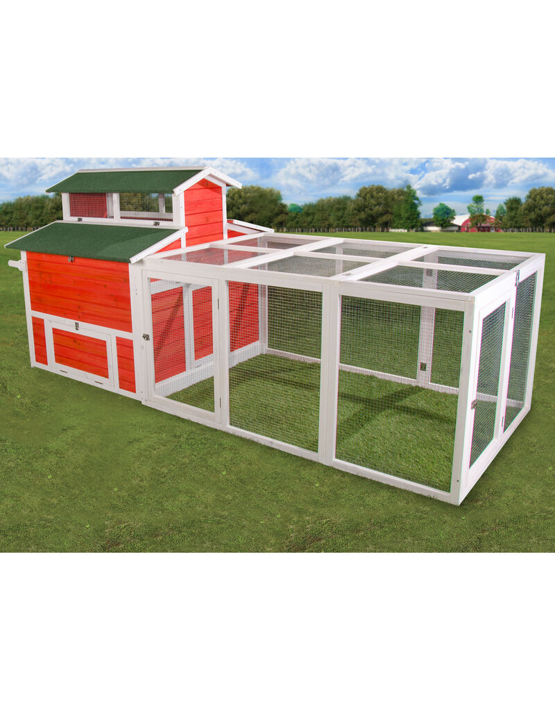 Ware Ware Big Red Barn Coop 49.25x42.75x47