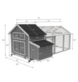 Ware Ware Rustic Barn Chicken Coop 103x36x35