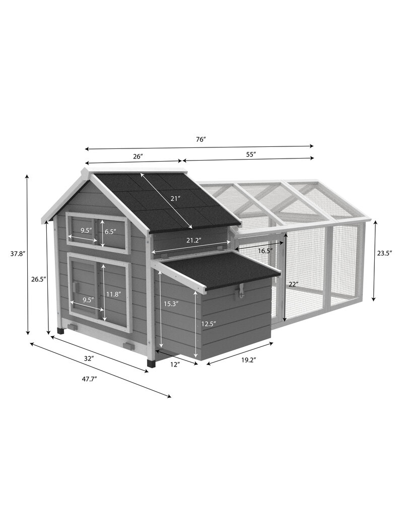 Ware Ware Rustic Barn Chicken Coop