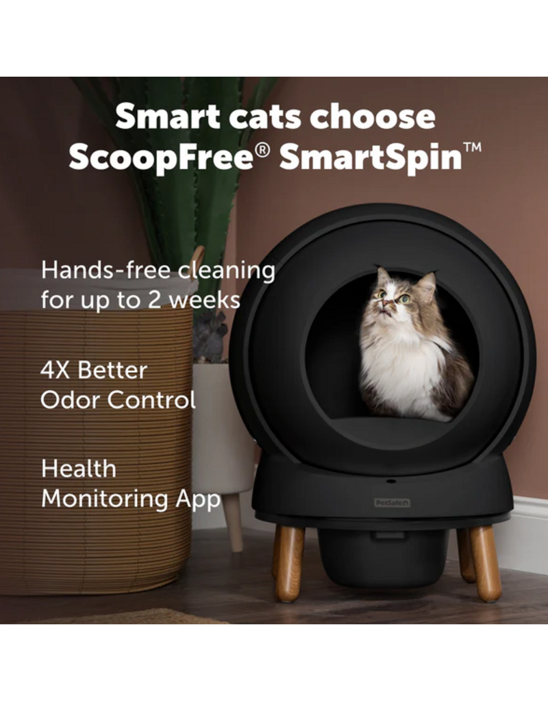 Petsafe Scoopfree Smartspin Self-Clean Litter Box White
