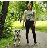 Coastal Pet Coastal Padded Multi-Function Leash Black/Gray 3/4 In x 6 Ft