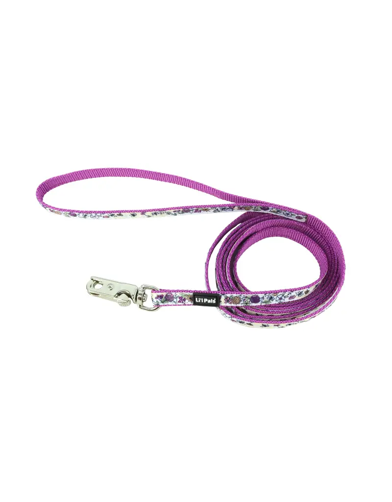 Coastal Pet Lil Pals Charming Ribbon Overlay Leash 6 ft