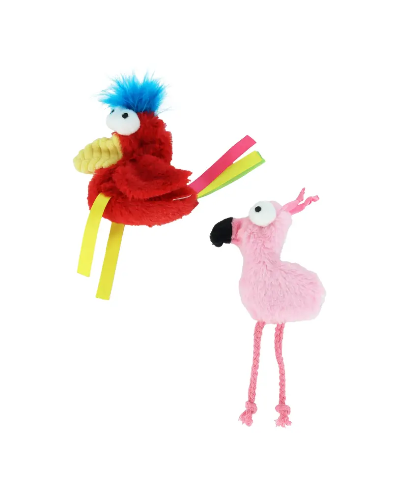 Coastal Pet Coastal Turbo Whimsy Cat Toy Tropical Birds