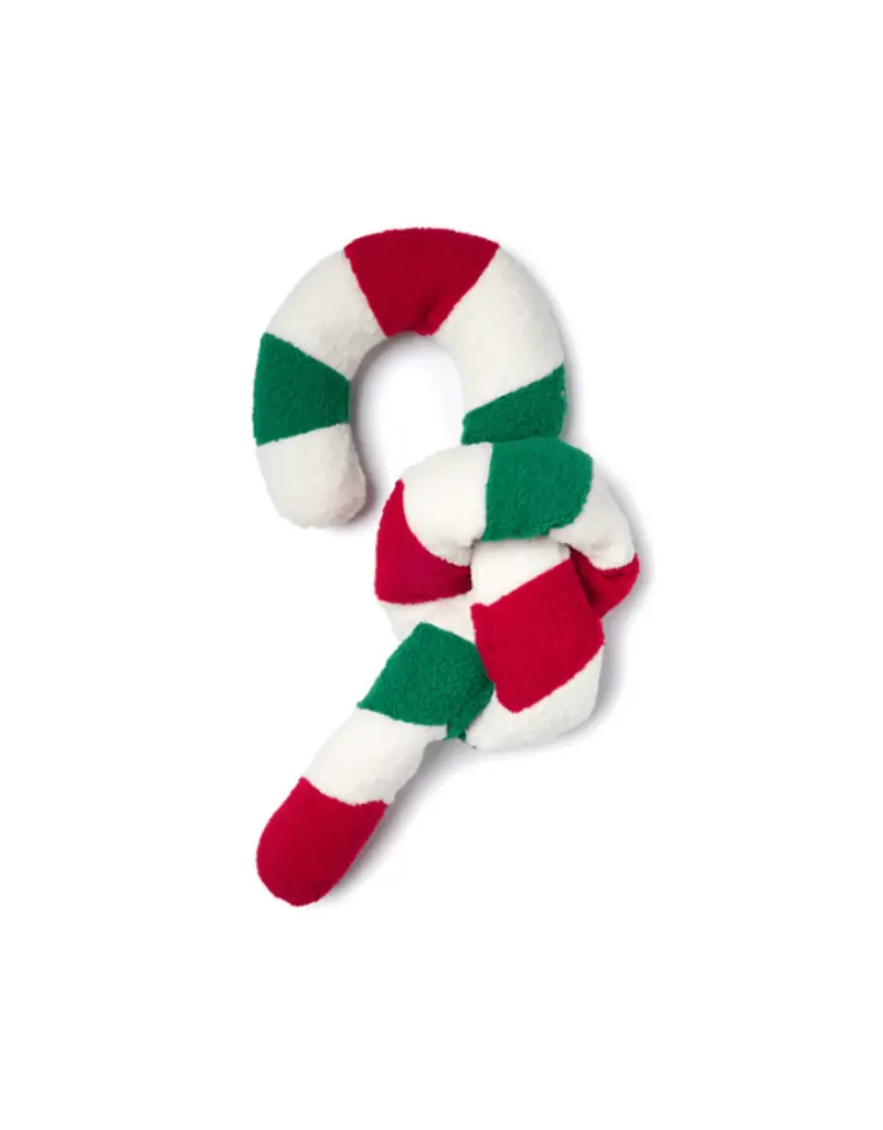 Fab Dog Fab Dog Holiday Twisty Candy Cane Dog Toy