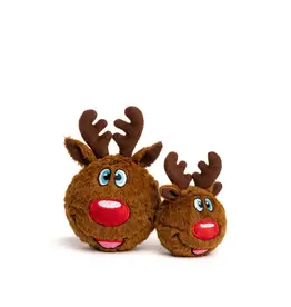 Fab Dog Fab Dog Holiday Faball Reindeer Dog Toy
