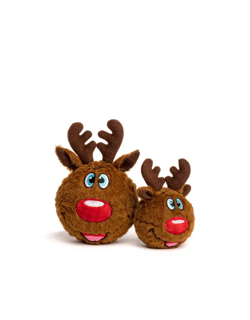 Fab Dog Fab Dog Holiday Faball Reindeer Dog Toy