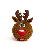 Fab Dog Fab Dog Holiday Faball Reindeer Dog Toy