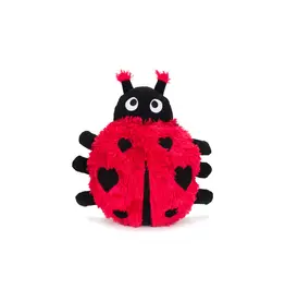 Fab Dog Fabdog Fluffy Dog Toy Ladybug