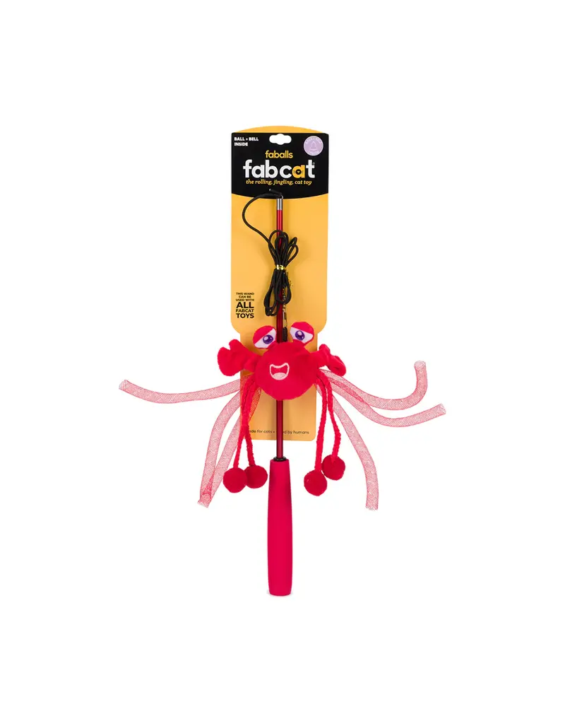 Fab Dog Fab Dog Cat Toy Faball Teaser Crab