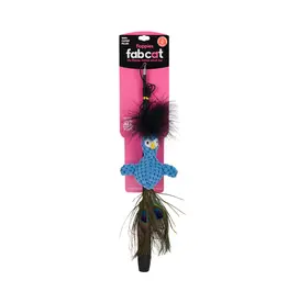 Fab Dog Fab Dog Cat Toy Faball Teaser Peacock