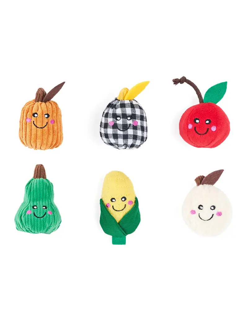 Zippy Paws ZippyClaws Fall Harvest Treats Cat Toy 6 Pk