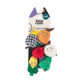 Zippy Paws ZippyClaws Fall Harvest Treats Cat Toy 6 Pk