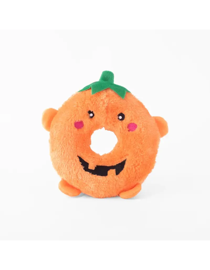 Zippy Paws ZippyPaws Halloween Donutz Buddies Dog Toy Pumpkin Medium