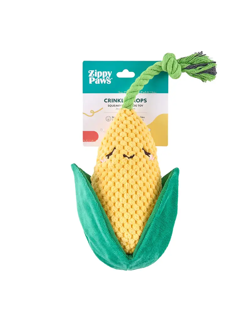 Zippy Paws ZippyPaws Crinkle Crops Corn Dog Toy Medium