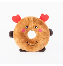 Zippy Paws ZippyPaws Holiday Donutz Buddies Reindeer Dog Toy Md