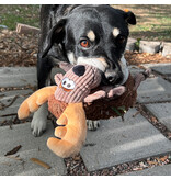 Kong Company Kong Sherps Floofs Moose Dog Toy Brown Medium