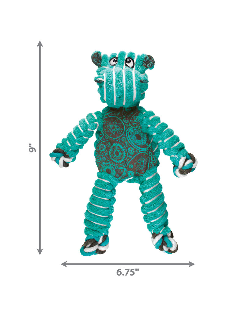 Kong Company Kong Floppy Knots Hippo Dog Toy