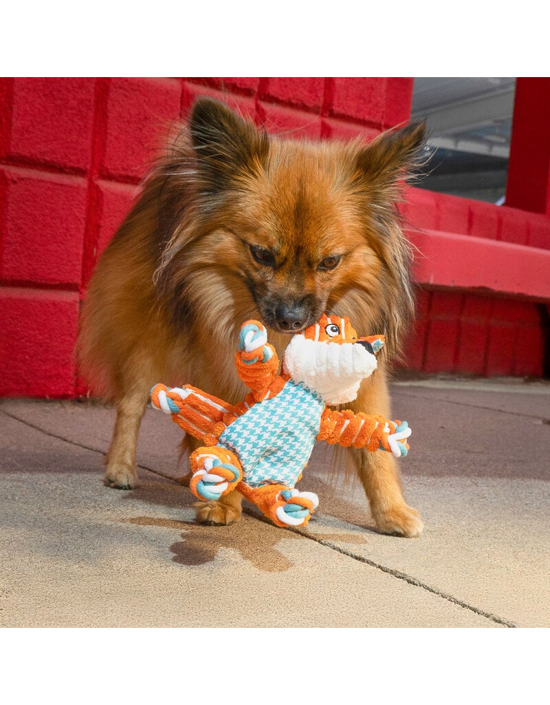 Kong Company Kong Floppy Knots Fox Dog Toy