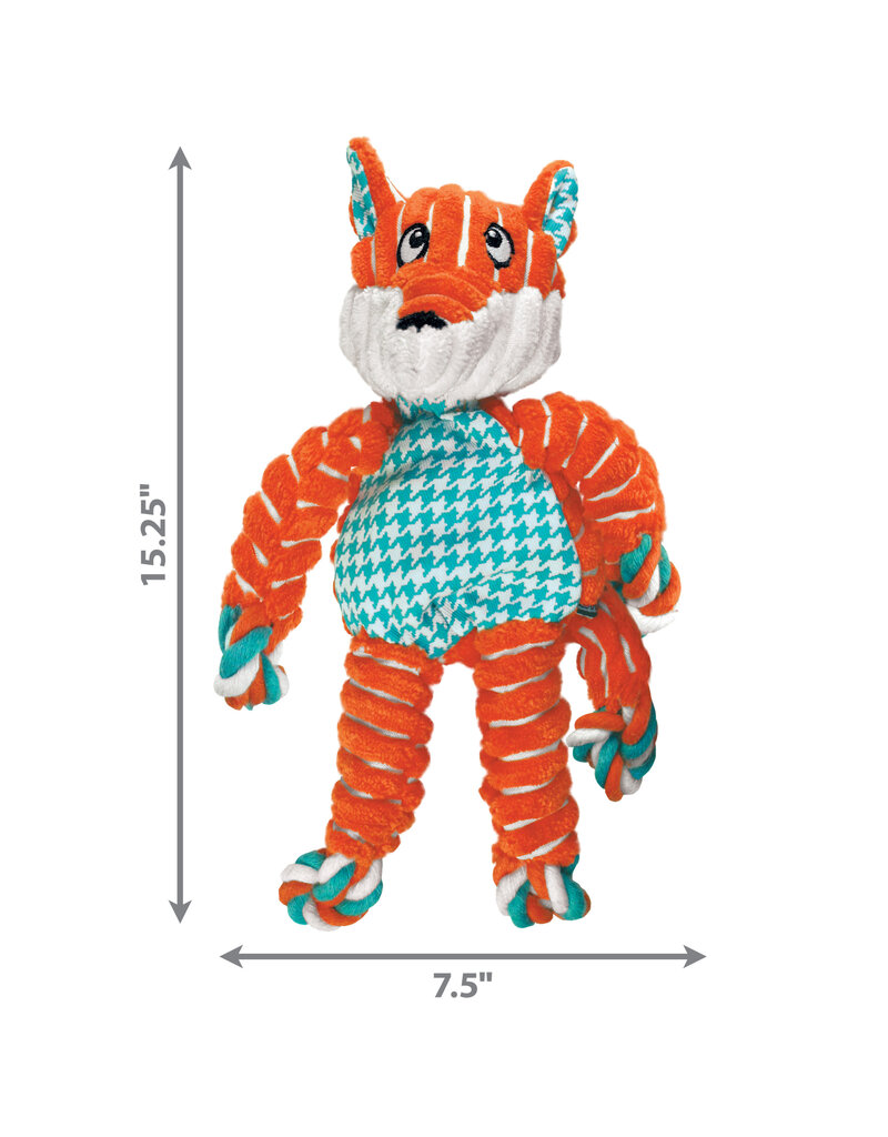 Kong Company Kong Floppy Knots Fox Dog Toy