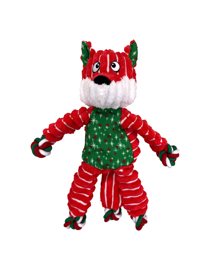Kong Company Kong Holiday Floppy Knots Fox Dog Toy Sm/Med