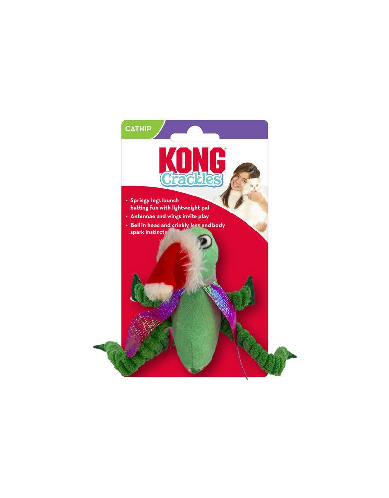 Kong Company Kong Holiday Crackle Grasshopper Cat Toy