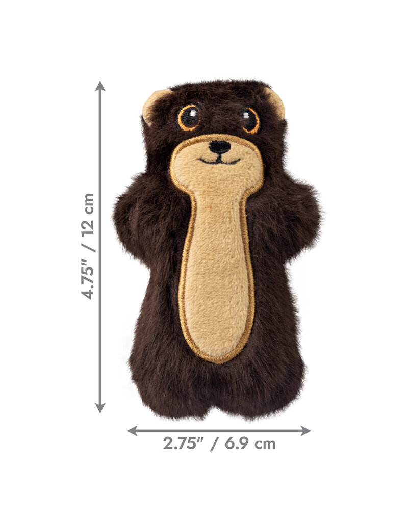 Kong Company Snuzzles Dog Toy Mini Otter Brown XS