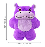 Kong Company Snuzzles Dog Toy Hippo Purple  XL
