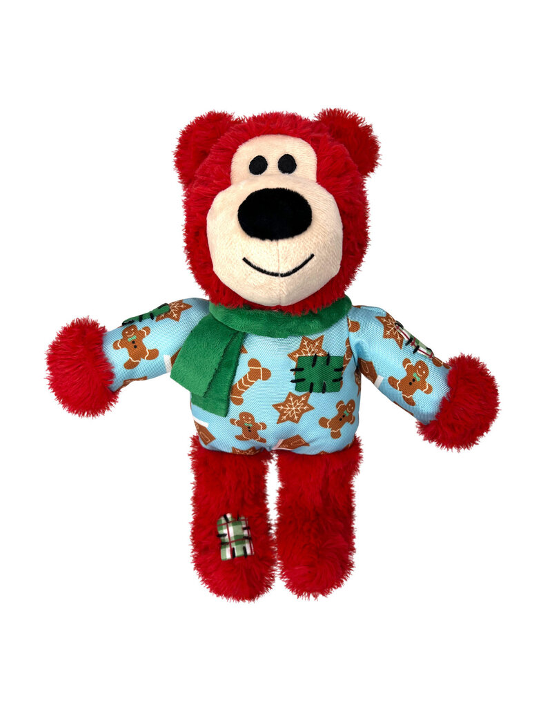 Kong Company Kong Holiday Wild Knot Bear Dog Toy Sm/Md