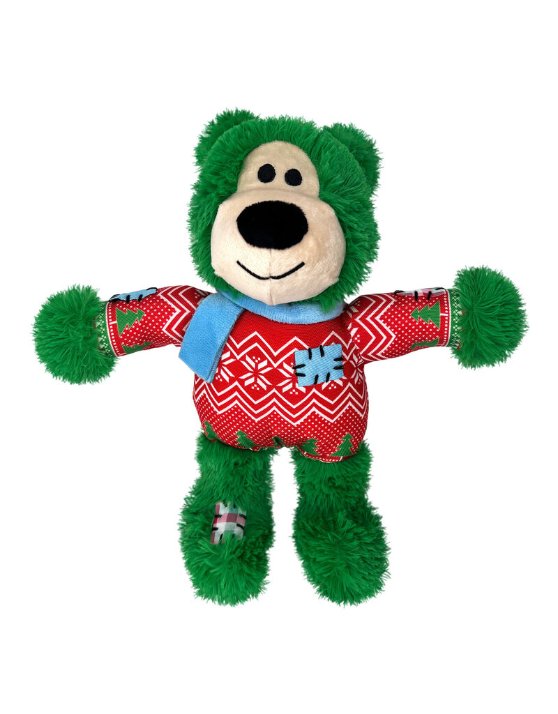 Kong Company Kong Holiday Wild Knot Bear Dog Toy Md /Lg