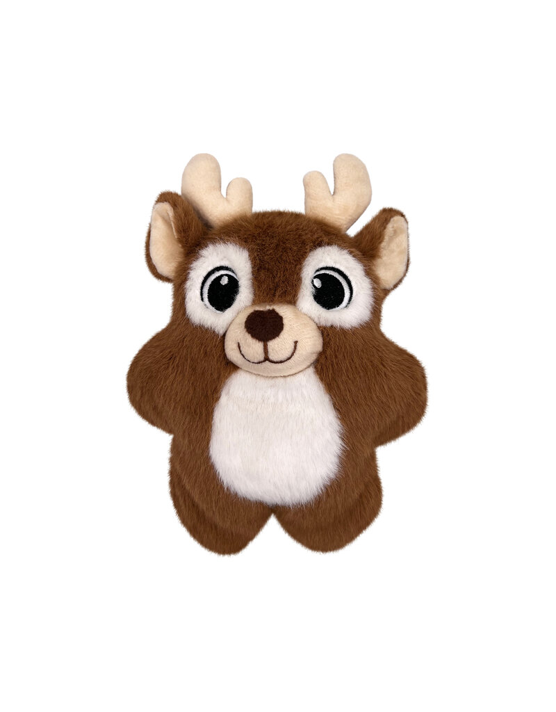 Kong Company Kong Holiday Tug Dog Toy Snuzzle Reindeer Medium