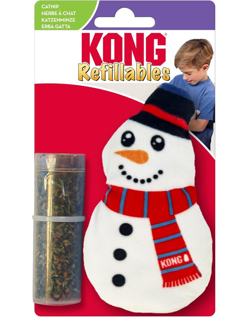 Kong Company Kong Holiday Refillables Snowman Catnip Toy