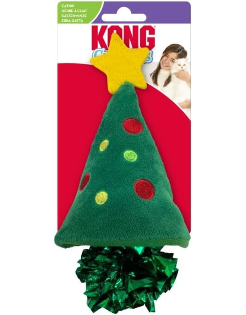 Kong Company Kong Holiday Crackles Christmas Tree Cat Toy